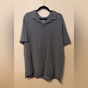 Merona Men's Heather Gray Polo - Short Sleeve Casual